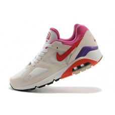 Nike air max 180 бежевый с красным